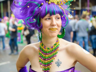 Bead Up Baby!  with The Krewe of Bacchus!